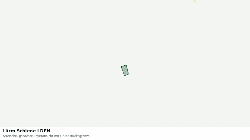 Statische Kartenansicht: Lärm Schiene LDEN