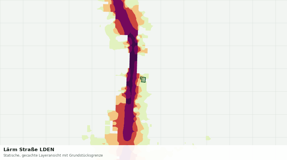Statische Kartenansicht: Lärm Straße LDEN