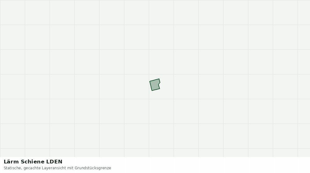Statische Kartenansicht: Lärm Schiene LDEN