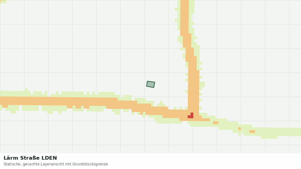 Statische Kartenansicht: Lärm Straße LDEN