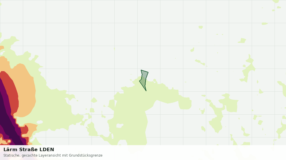 Statische Kartenansicht: Lärm Straße LDEN