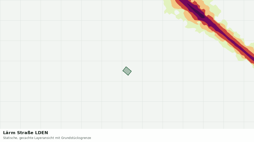 Statische Kartenansicht: Lärm Straße LDEN
