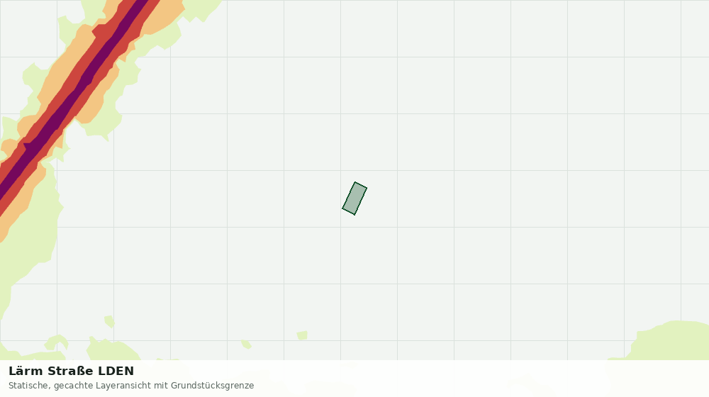 Statische Kartenansicht: Lärm Straße LDEN