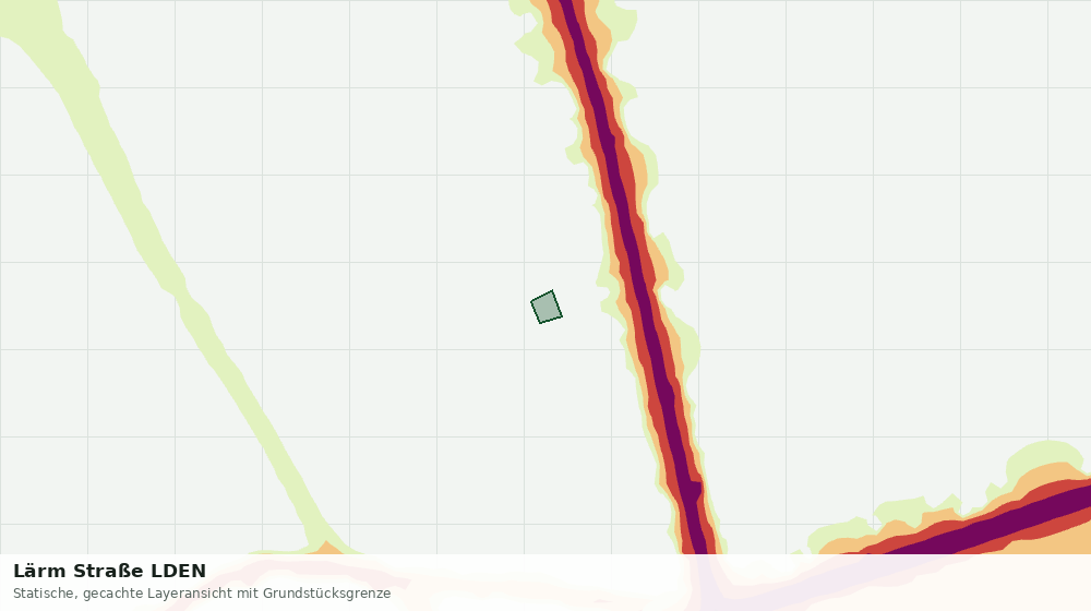 Statische Kartenansicht: Lärm Straße LDEN