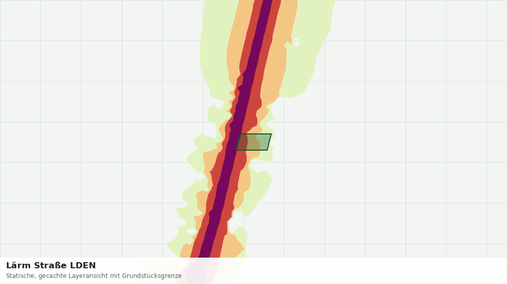 Statische Kartenansicht: Lärm Straße LDEN