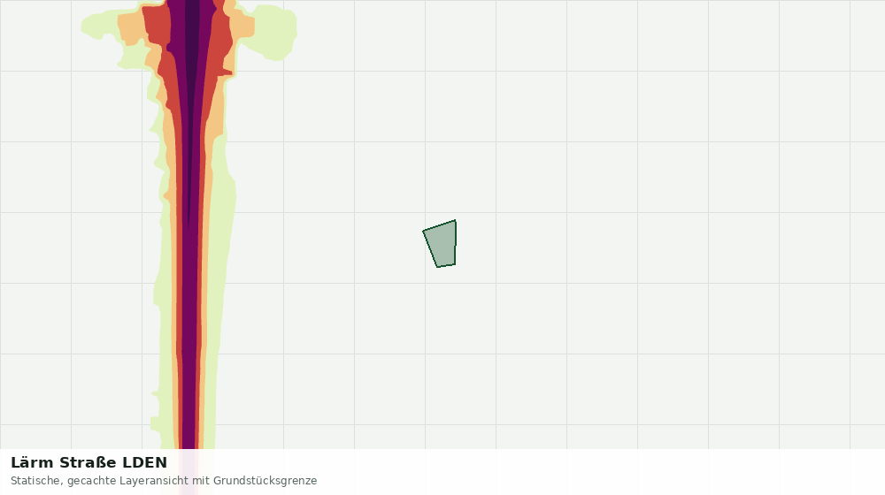 Statische Kartenansicht: Lärm Straße LDEN
