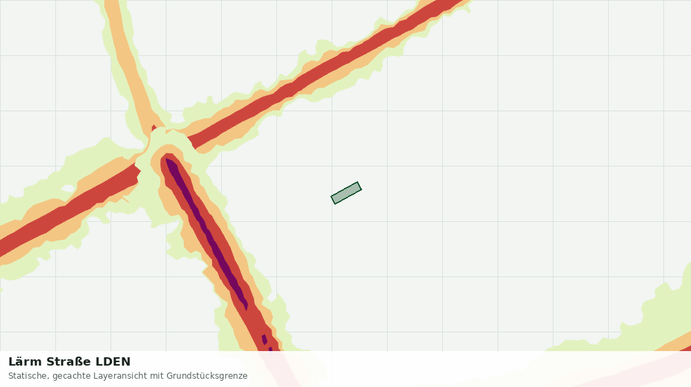 Statische Kartenansicht: Lärm Straße LDEN