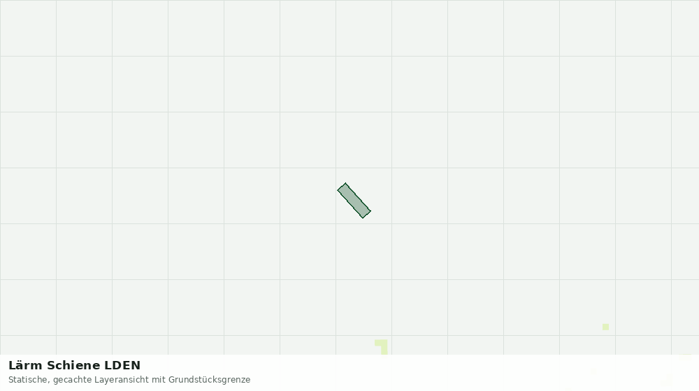 Statische Kartenansicht: Lärm Schiene LDEN