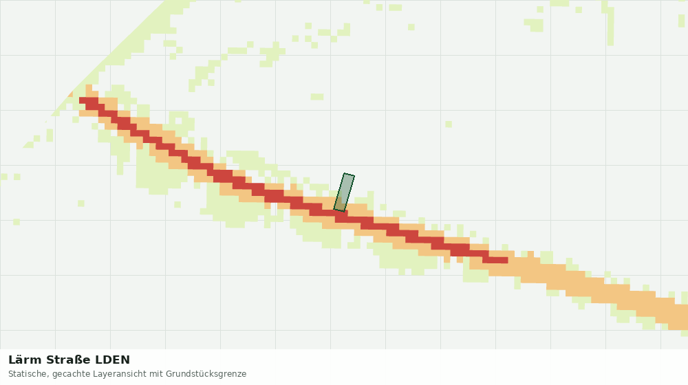 Statische Kartenansicht: Lärm Straße LDEN