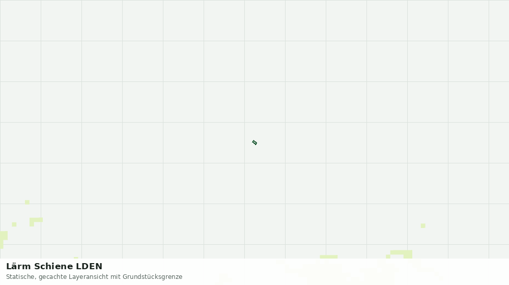 Statische Kartenansicht: Lärm Schiene LDEN