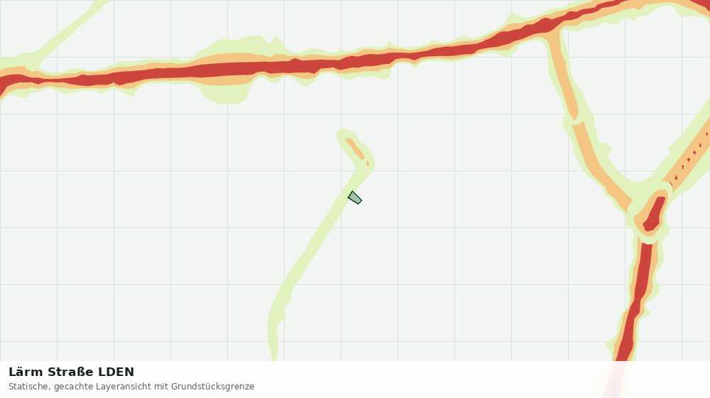 Statische Kartenansicht: Lärm Straße LDEN