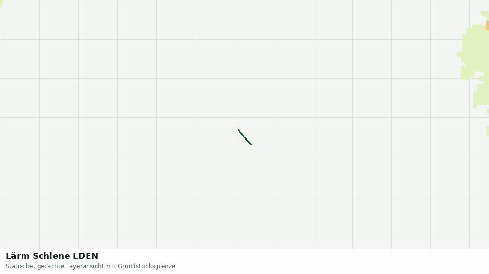 Statische Kartenansicht: Lärm Schiene LDEN