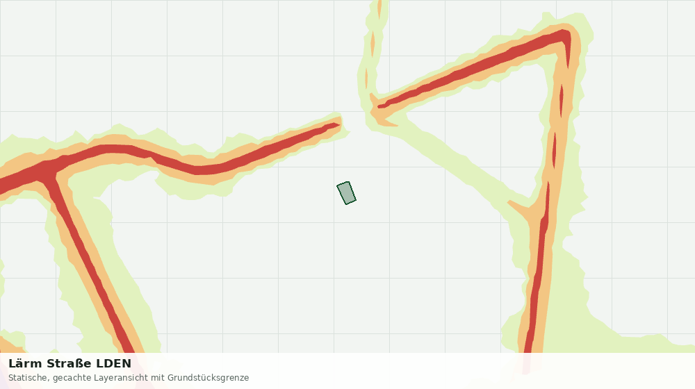 Statische Kartenansicht: Lärm Straße LDEN