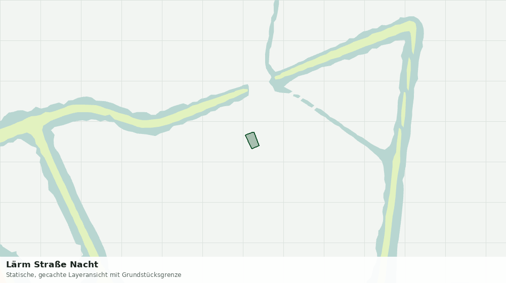 Statische Kartenansicht: Lärm Straße Nacht