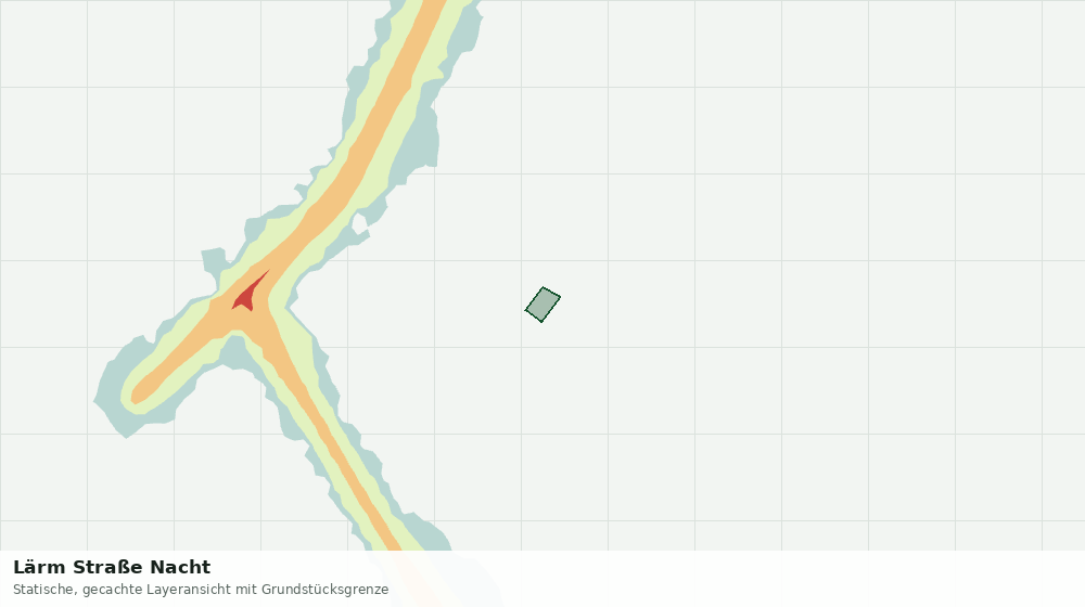 Statische Kartenansicht: Lärm Straße Nacht