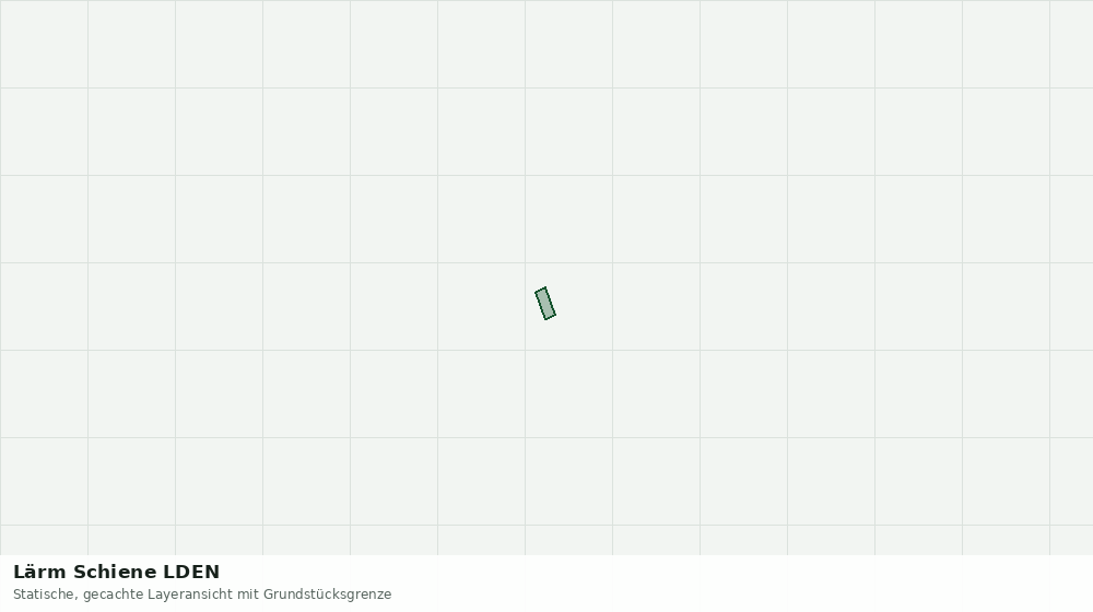 Statische Kartenansicht: Lärm Schiene LDEN