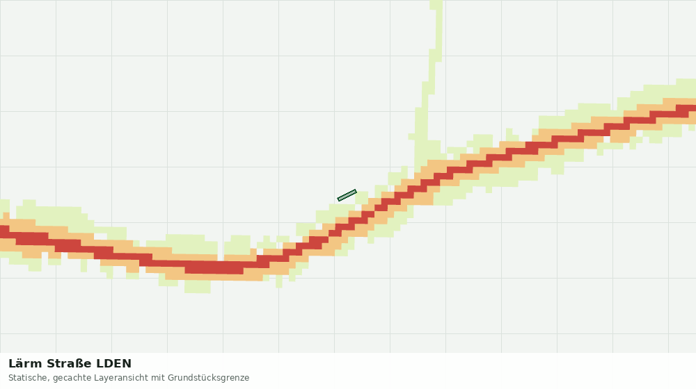 Statische Kartenansicht: Lärm Straße LDEN