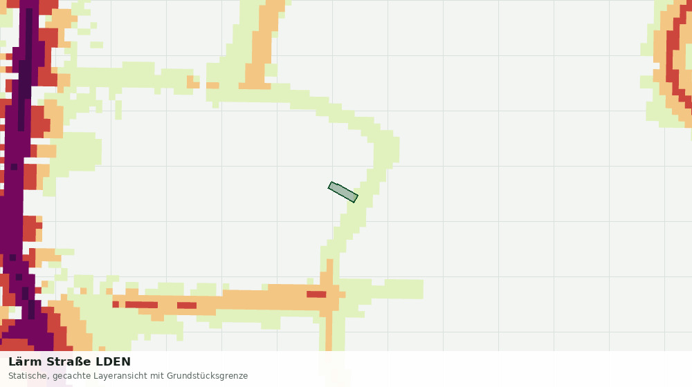 Statische Kartenansicht: Lärm Straße LDEN