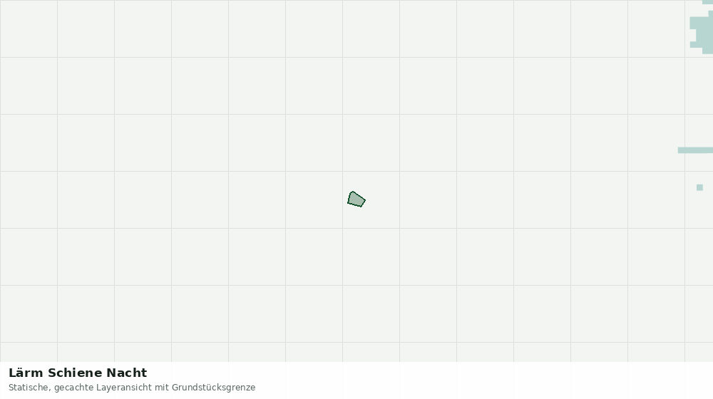 Statische Kartenansicht: Lärm Schiene Nacht