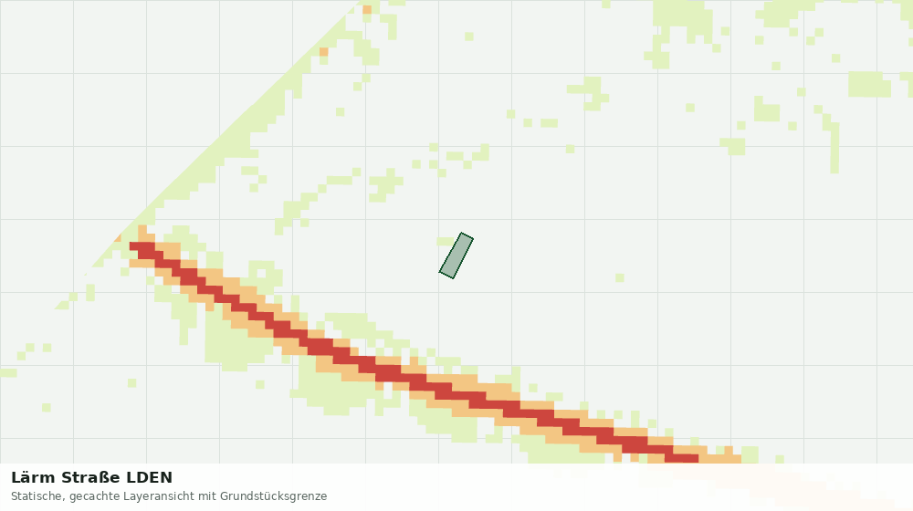 Statische Kartenansicht: Lärm Straße LDEN