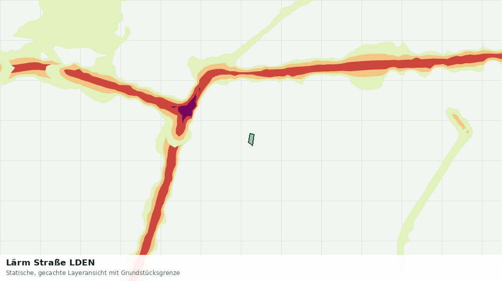 Statische Kartenansicht: Lärm Straße LDEN