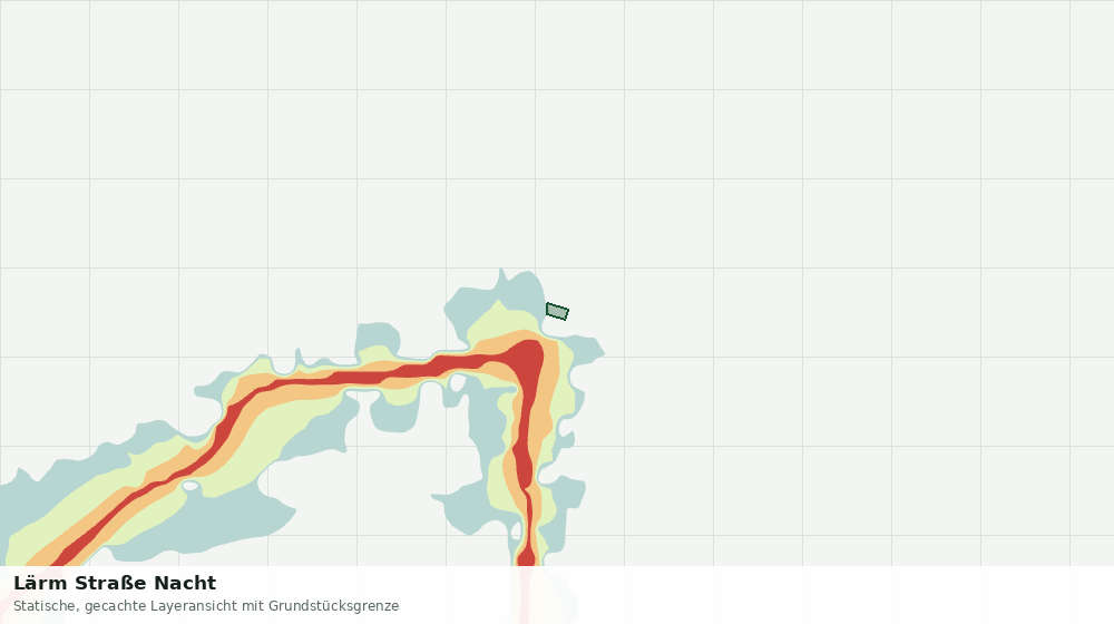 Statische Kartenansicht: Lärm Straße Nacht