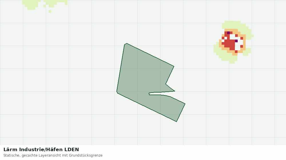 Statische Kartenansicht: Lärm Industrie/Häfen LDEN