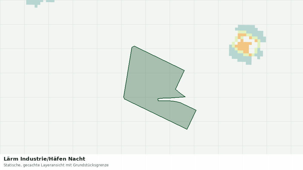 Statische Kartenansicht: Lärm Industrie/Häfen Nacht