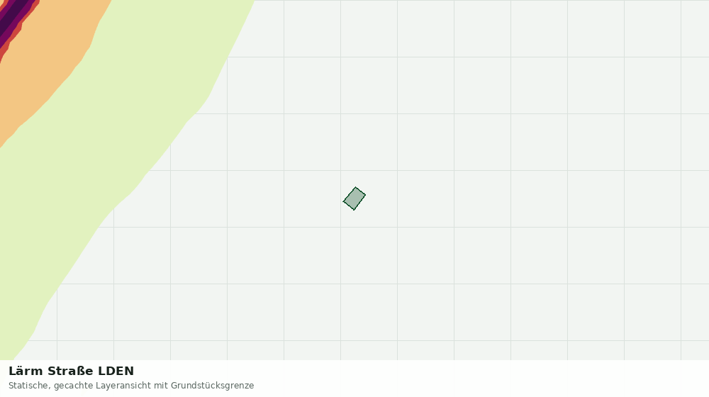 Statische Kartenansicht: Lärm Straße LDEN