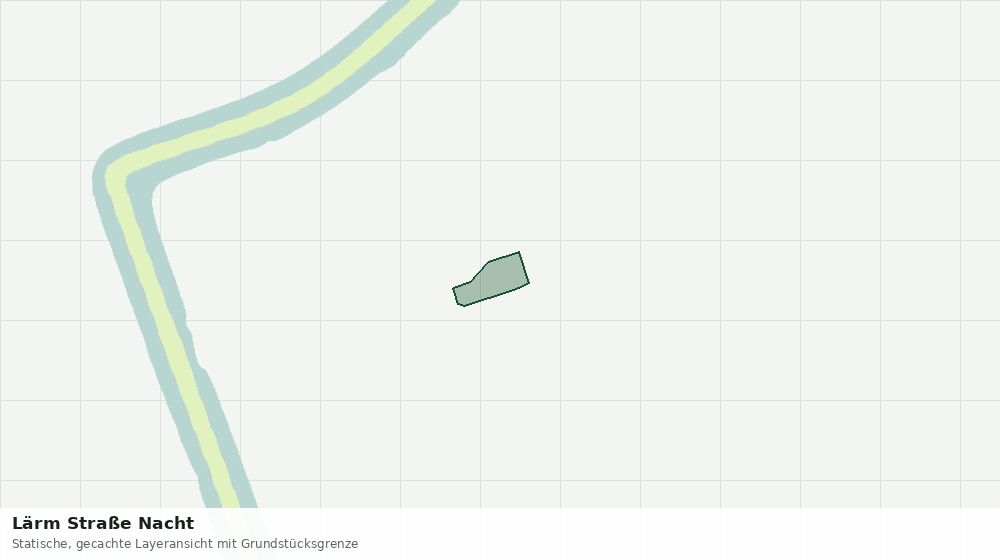 Statische Kartenansicht: Lärm Straße Nacht