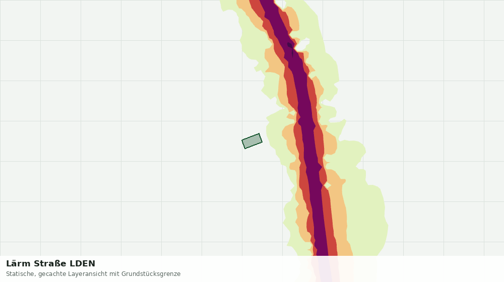 Statische Kartenansicht: Lärm Straße LDEN
