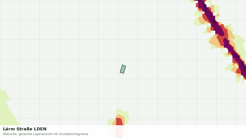 Statische Kartenansicht: Lärm Straße LDEN