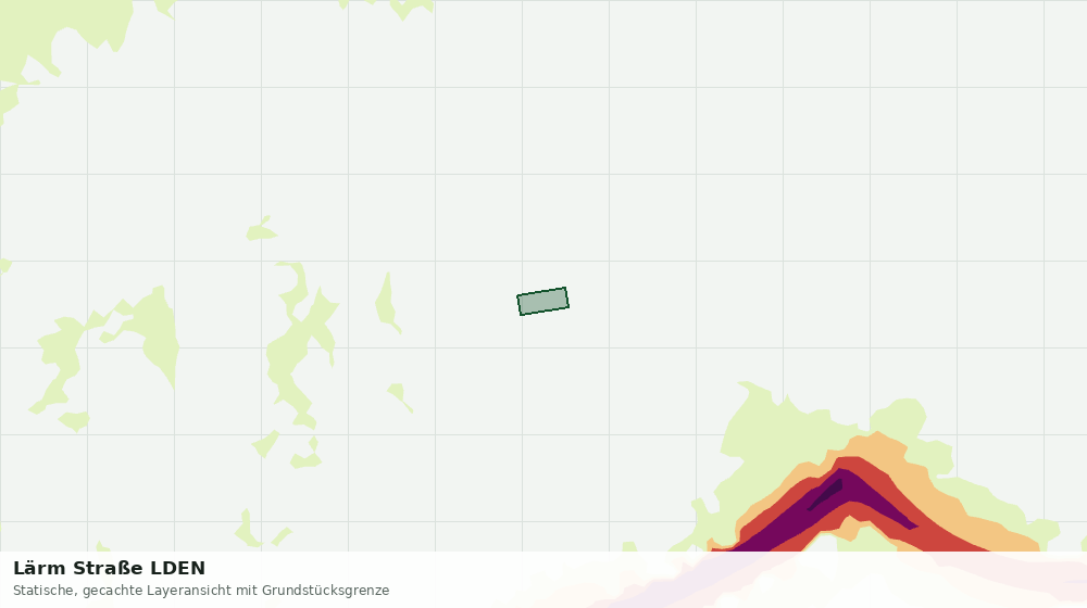 Statische Kartenansicht: Lärm Straße LDEN