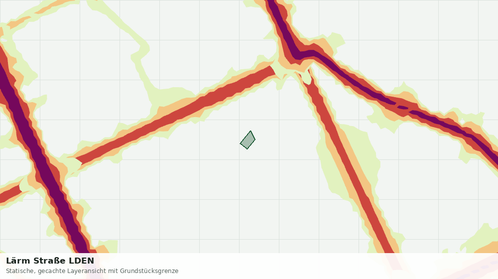 Statische Kartenansicht: Lärm Straße LDEN