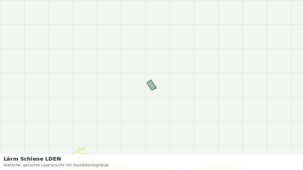 Statische Kartenansicht: Lärm Schiene LDEN