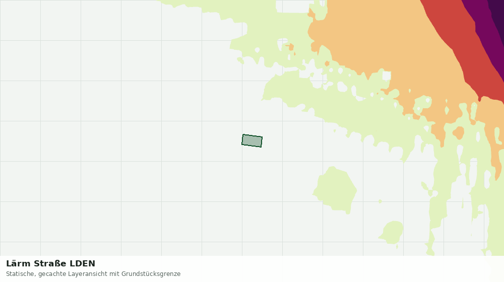 Statische Kartenansicht: Lärm Straße LDEN