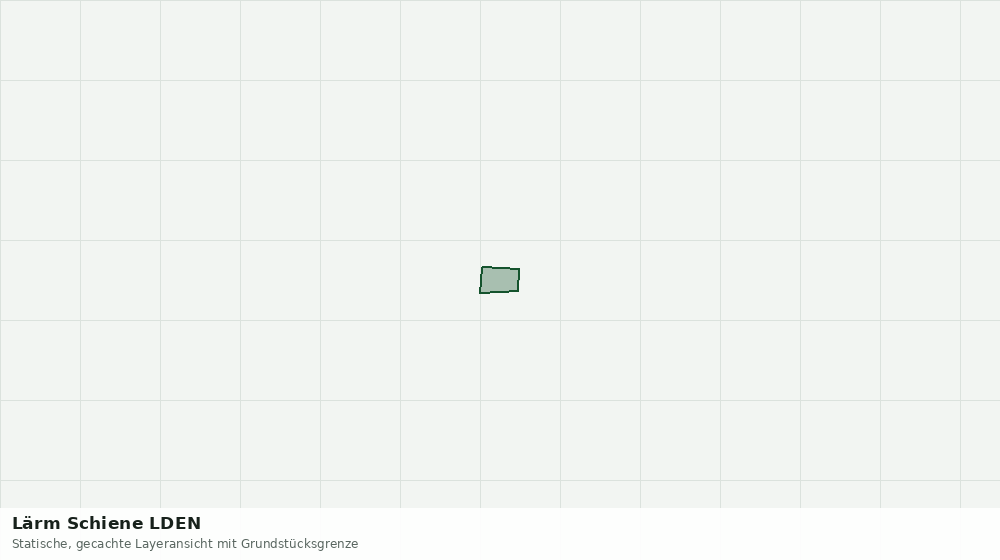 Statische Kartenansicht: Lärm Schiene LDEN