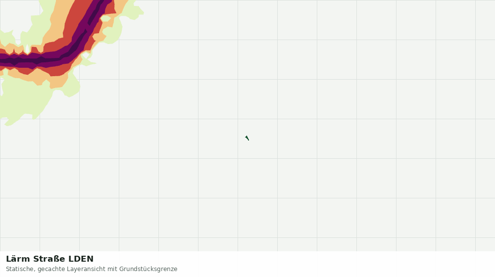 Statische Kartenansicht: Lärm Straße LDEN