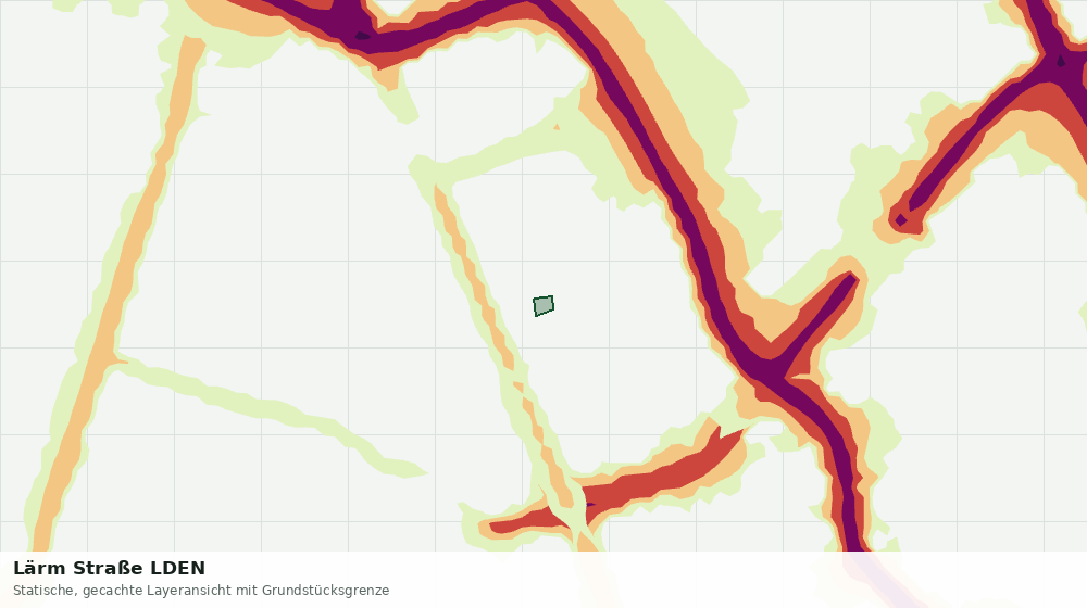Statische Kartenansicht: Lärm Straße LDEN