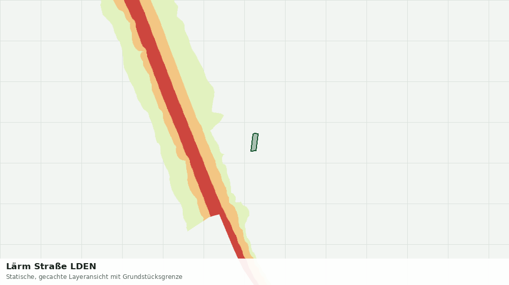 Statische Kartenansicht: Lärm Straße LDEN