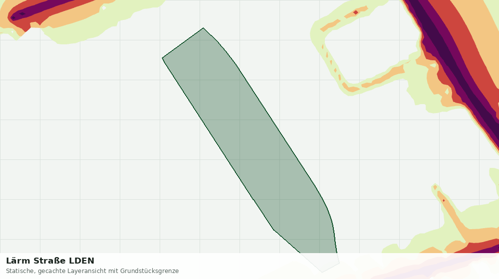 Statische Kartenansicht: Lärm Straße LDEN