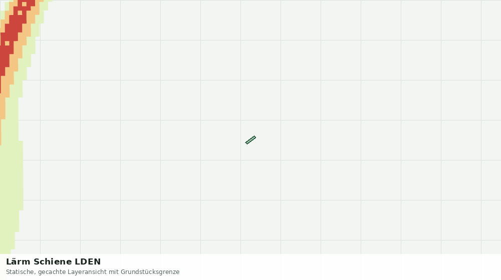Statische Kartenansicht: Lärm Schiene LDEN