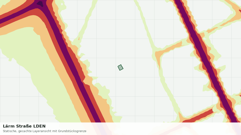 Statische Kartenansicht: Lärm Straße LDEN