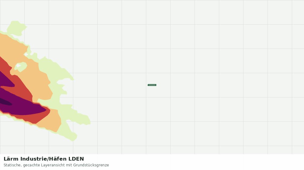 Statische Kartenansicht: Lärm Industrie/Häfen LDEN