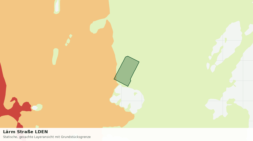 Statische Kartenansicht: Lärm Straße LDEN