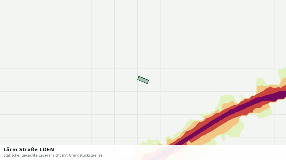 Statische Kartenansicht: Lärm Straße LDEN