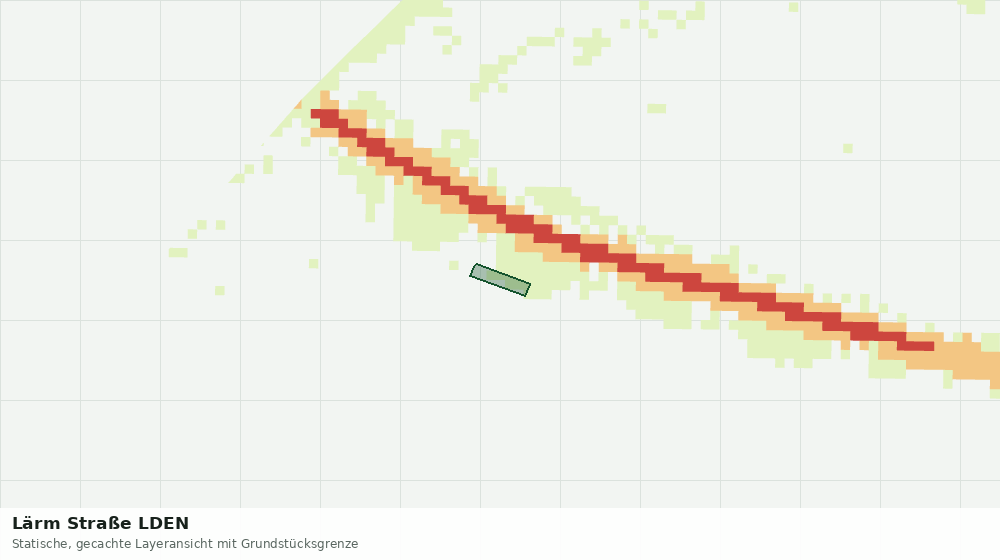 Statische Kartenansicht: Lärm Straße LDEN