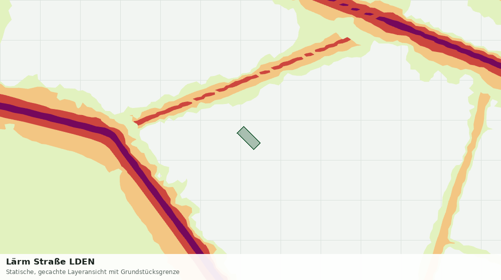 Statische Kartenansicht: Lärm Straße LDEN