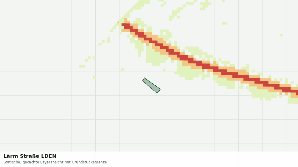 Statische Kartenansicht: Lärm Straße LDEN