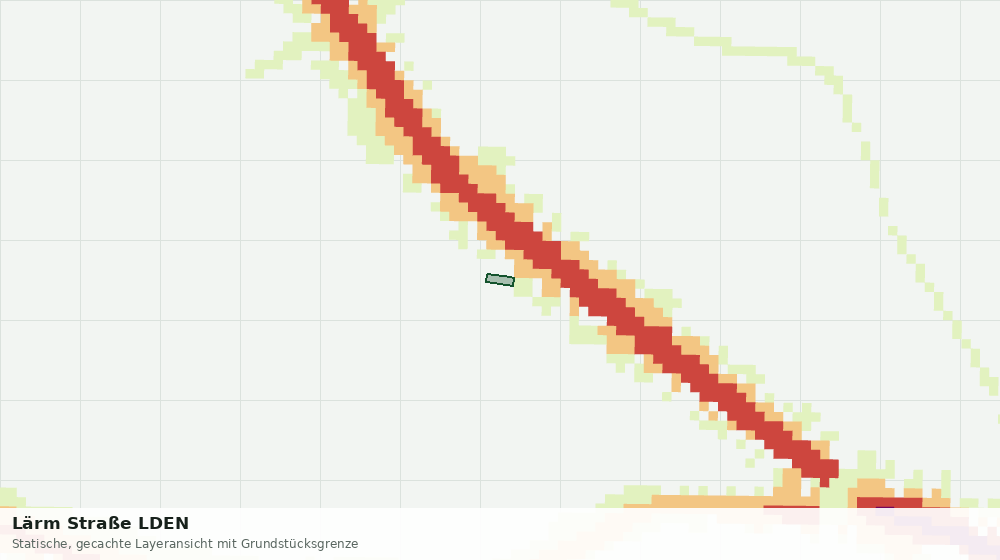 Statische Kartenansicht: Lärm Straße LDEN